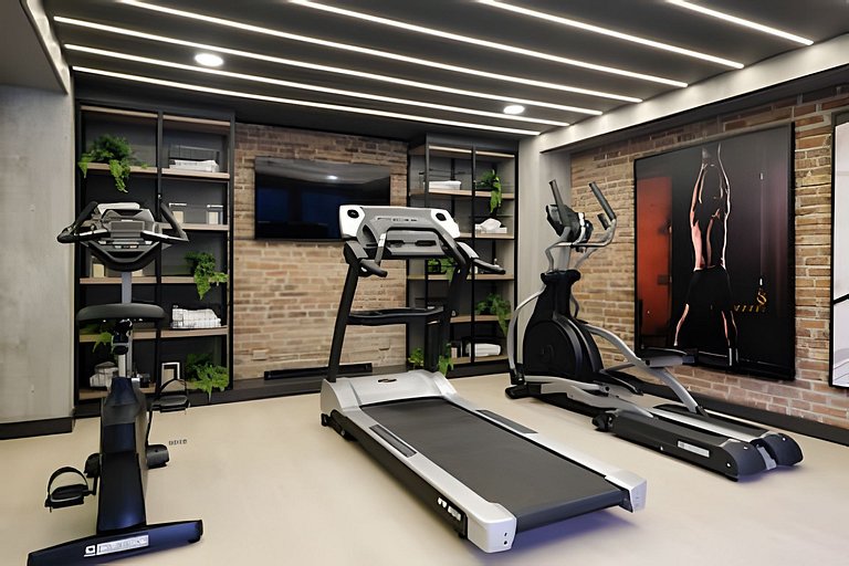 Gran Depto,  Santiago centro, Gym (4 huéspedes)