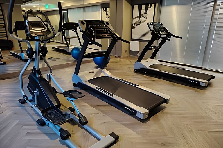 Gran vista, depto Ñuñoa -   Gym y wifi