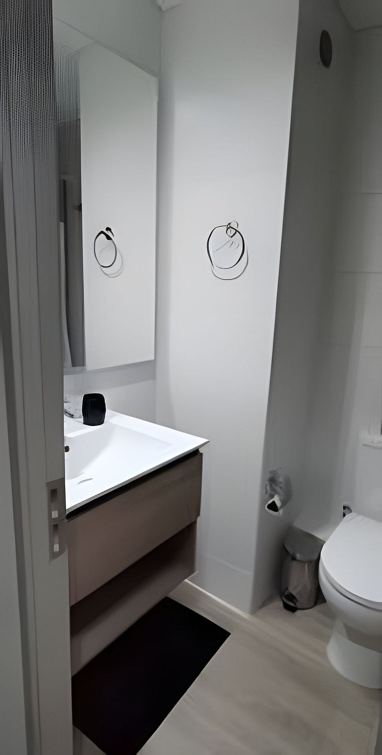 Prime | Depto. a pasos del metro- AC + wifi + Gym